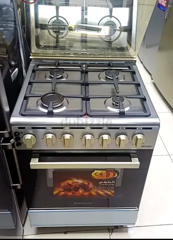 Used 4-Burner Gas Cooker with Oven - Good Condition