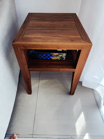 3 Solid Wood Side Table / Nightstand - Minimalist Design