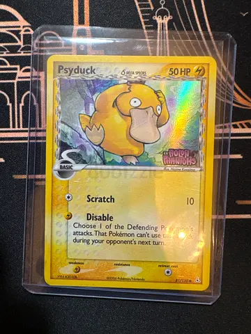 Pokemon card - Psyduck Ex Holon Phantoms Reverse Rare - 81 / 110