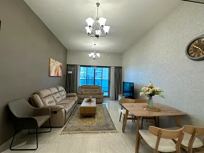 Furnished 1BR | Burj & Pool View | Balcony | Elite Business Bay Residence