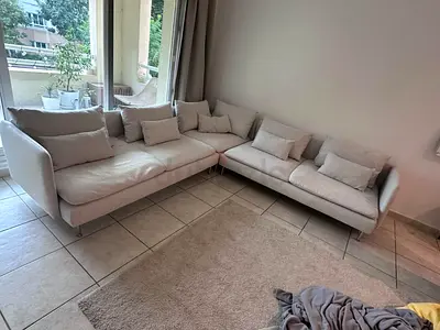 Perfect condition Ikea Sodhremn L Shape Sofa Beige
