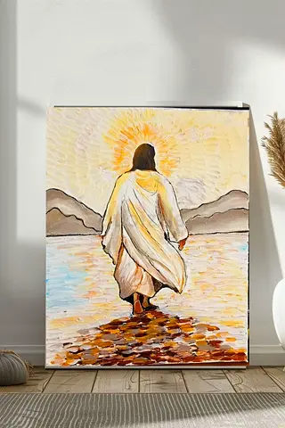 Jesus Texture Painting