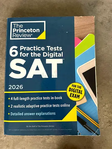The Princeton Review: 6 Practice Tests for the Digital SAT (2026) - Used