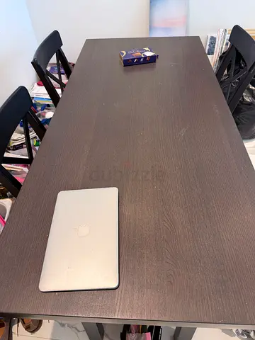 IKEA dining table and four chairs