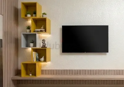 Modern Wall-Mounted coupes shelf units 6 pcs