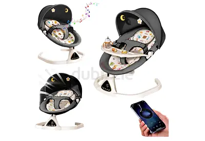 Electric Baby Swing/Rocker with Canopy and Remote Control - Good Condition