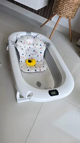 Foldable Baby Bath Tub with Padded Infant Seat