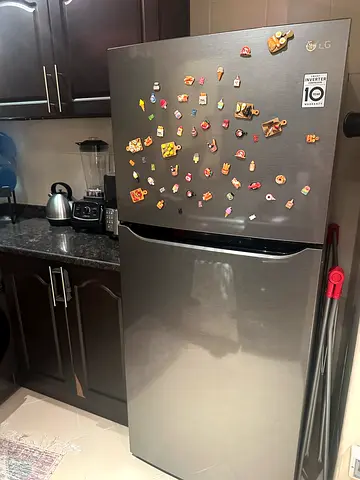 LG Stainless Steel Refrigerator - Good Condition
