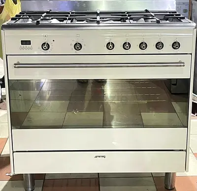 Smeg latest model SSA91MAP9 5 burner gass/electric dual combination cooking range 90x60 stove