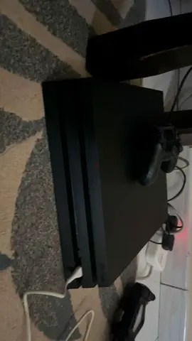 PlayStation 4 Pro 1 Tera with 2 DualShock Controllers - Good Condition not updated old version