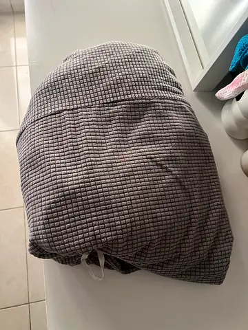 3 Seater sofa cover (74-90 Inch)— Grey Waffle Texture Stretch Sofa Slipcover - Machine Washable