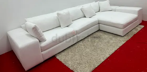 Looks great condition eichholtz brand lshape sofa