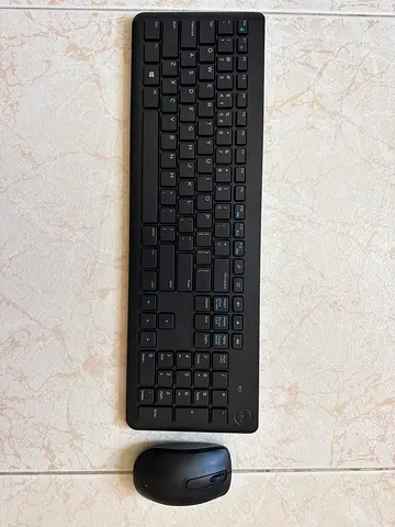Wireless Keyboard and Mouse Combo - Slim Full-size Set