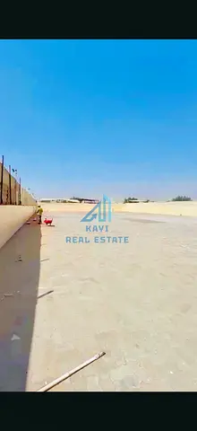 Well Maintained 20,000 Sqft interlocked yard with Ready Offic and Room washroom kitchen Industrial Land with Power in al Sajja Sharjah