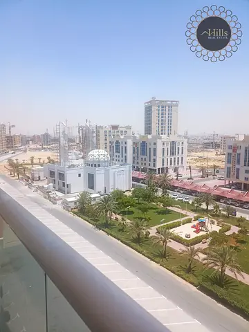 شقة 2 غرف وصالة أول ساكن بالياسمين عجمان | إطلالة حديقة غير مكشوفة وموقع حيوي