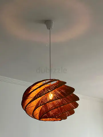 Handmade Leaf-Style Lamp — Warm Ambient Light