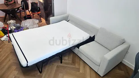 Almost Like New Condition ikea vimle three seater sofa bed with mattress