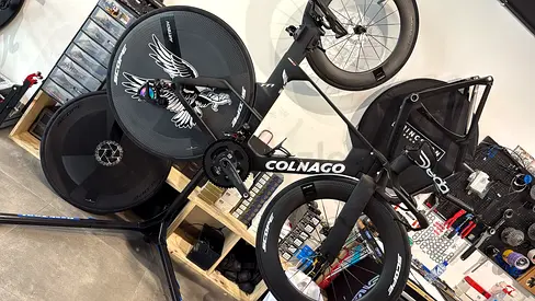 2026 COLNAGO TT1 CUSTOM TRIATHLON / TIME TRIAL BIKE – FULLY LOADED – SIZE M