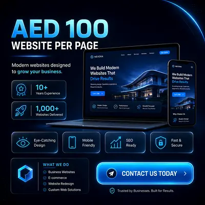 AED 100 Website per page