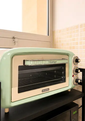 Retro Mint Green Countertop Electric Oven