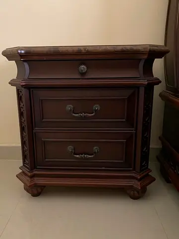 Bedside table with drawers