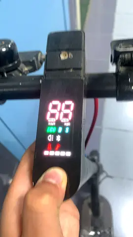 Used electric scooter — working LED display and controls