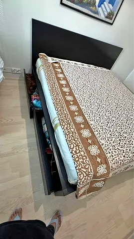 ikea bed and mattress/queen size