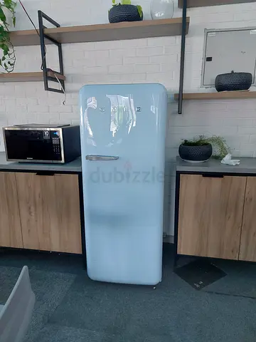 Smeg Retro-style Fridge Light Blue FAB28