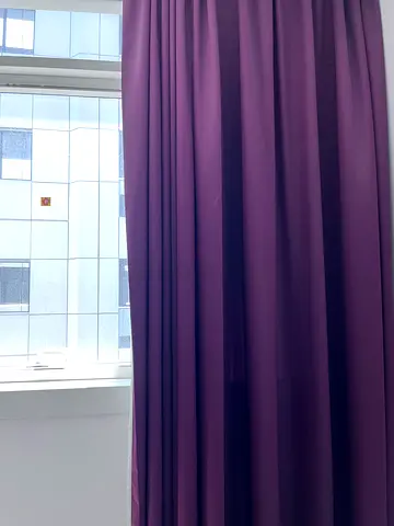 Maroon curtains with rods for sale