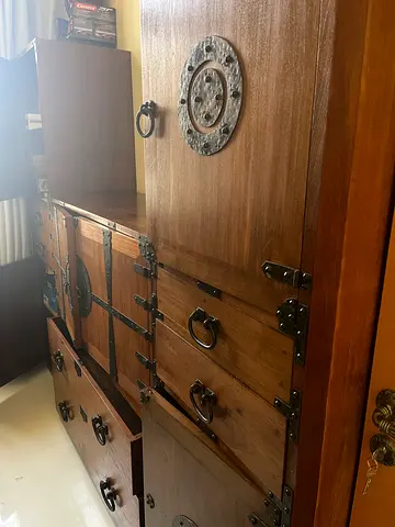 Marina Home Antique Solid Wood Cabinets Trunks
