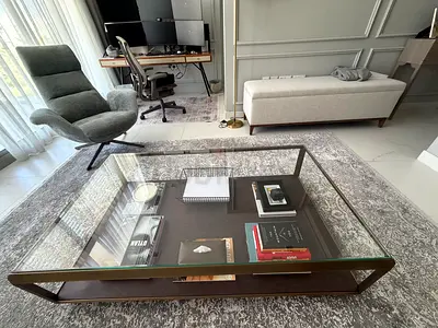 Glass Top Coffee Table