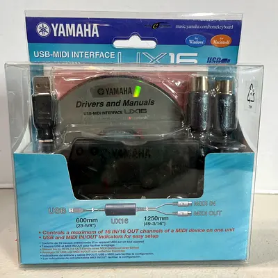 Yamaha UX16 USB-MIDI Interface - Brand New in Package