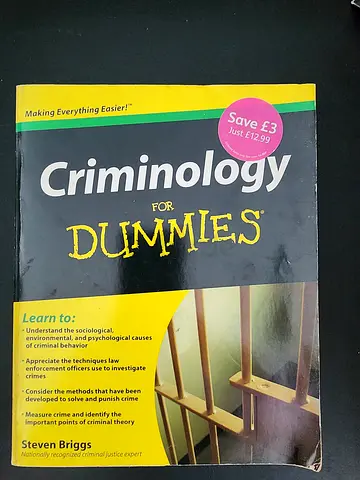 Criminology for Dummies (paperback) - Steven Briggs