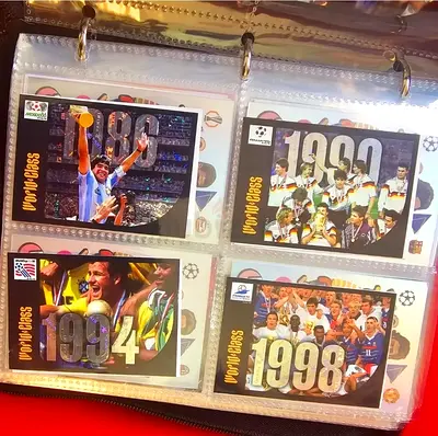 World Cup Football Trading Cards Collection full album. Buyer have to pickup.