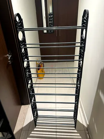 Multi-Tier Shoe Rack / Entryway Organizer - Black x3