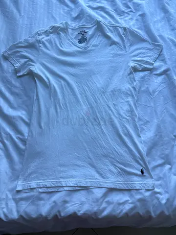 White Ralph Lauren Polo Cotton T-shirt - Men’s L excellent condition worn once