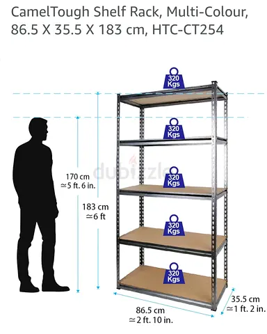 Kitchen Storage Rack, 5 shelves, excellent for kitchen storage