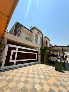 Furnished villa for rent consisting of four bedrooms, a living room, a hall, a maid's room, and 