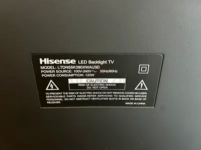 Hisense LED TV 55 inch with stand (working condition, good)