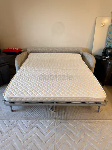 Fold-out Sofa Bed with Mattress - Good Condition
