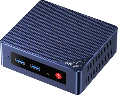Beelink Mini-PC, EQ12 16GB DDR5 500GB SSD, Intel Alder Lake-N100 (up to 3.4GHz), 2.5G Dual LAN Mini-