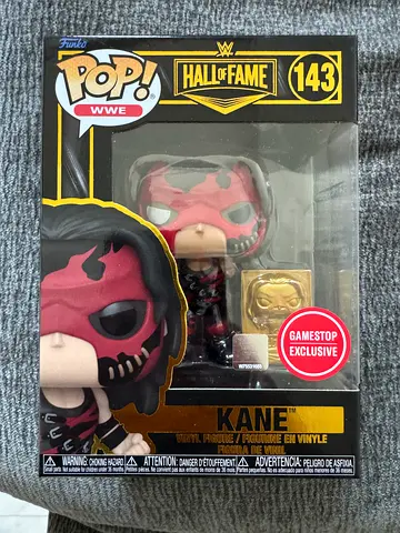 Funko Pop! WWE Hall of Fame Kane #143 - Gamestop Exclusive Rare