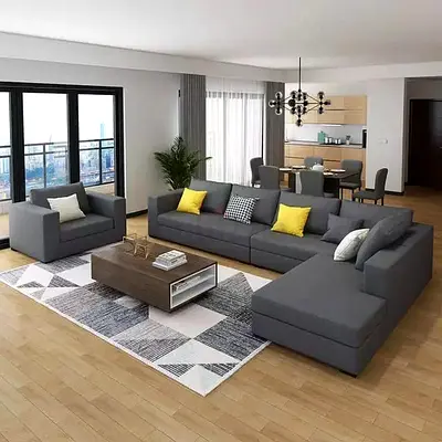 Modern luxury seating set