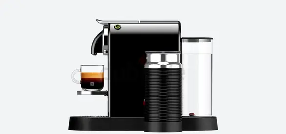 Nespresso CitiZ  Milk Espresso Machine with Aeroccino - Black