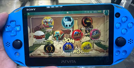 Ps vita slim with modeed free games