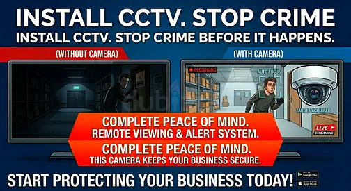 Cctv Camera Instal Stop Crime Before It Happens – Secure Your Business Today