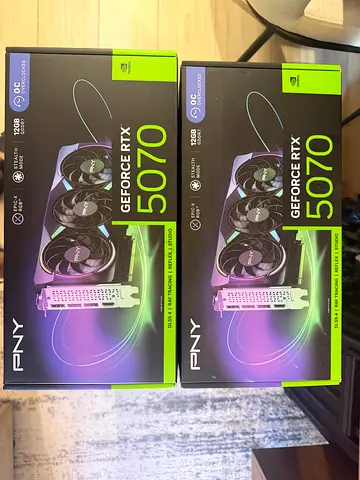 PNY GeForce RTX 5070 Graphics Cards - Brand Boxed
