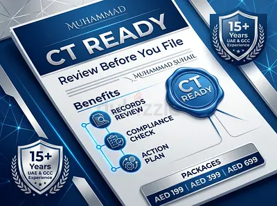 Corporate Tax Review – Books Ready Before Filing | Sharjah - Ajman | Dubai SMEs    Remote