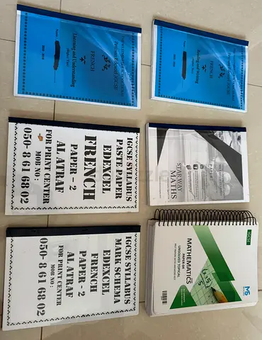 Set of IGCSE Maths  French Past Papers Booklets