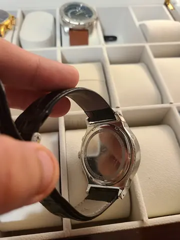 BOSS mens wristwatch with leather band